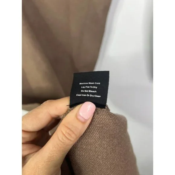 Monrow Super Soft One Shoulder Midi Dress Women's Dusty Cocoa Size: XS NWOT - Picture 8 of 9